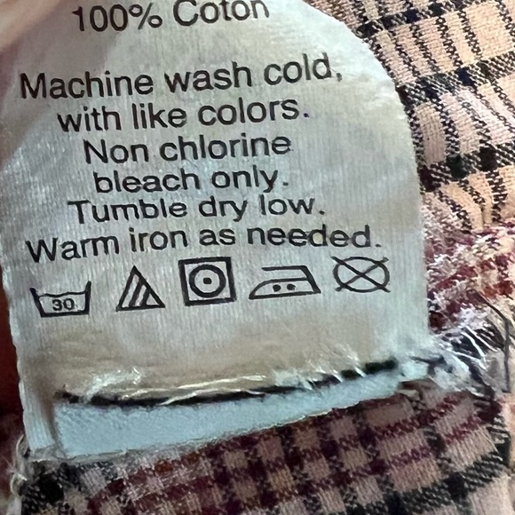 Madewell Pink Hartley Plaid Courier Button Back Boxy Cotton Shirt Size S - Picture 6 of 7